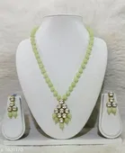 Alloy Necklace with Earrings for Women 