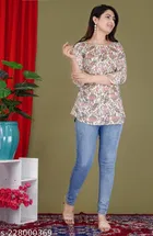 Cottonthree Quarter Sleeves Top for Women 