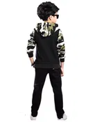 Cotton Blend Hooded Neck Sweatshirts for Boys 