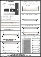 Metal 6 Layer Collapsible Multipurpose Rack 