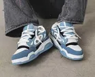 Sports Shoes for Men (Blue & White, 6)