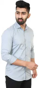 Men's Solid Full Sleeves Shirt 