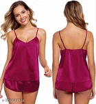 Satin Nightdress Set for Women 