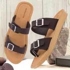 Synthetic Sliders for Women 