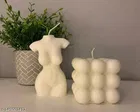 Big Bubble & Women Torso Shaped Candles 