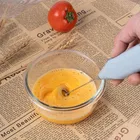 Electric Milk Frother with Stand Handheld Whisk Beater Foam Maker for Mocktails Coffee Latte Matcha Foamer Cappuccino Lemonade 