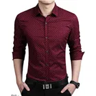 Freankmen Casual Cotton Men Printed Shirt 