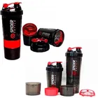 Polyester Printed Gym Bag with Wristband & Shaker Bottle 