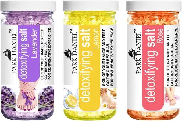 Park Daniel Lavender, Lemon & Rose Bath Salt (Pack of 3, 600 g) (SE-2035)