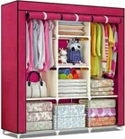 8 Shelves DIY Collapsible Wardrobe 