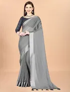 Chiffon Solid Saree for Women 
