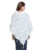 Woolen Self-Design Ponchos for Women 