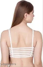 Cotton Blend Solid Bras for Women, Assorted, Pack of 2 