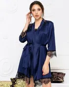 Satin Solid Babydoll for Women 