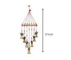 KC Arts Elephant Windchime 27 inches Pack of 1