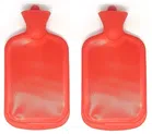 Rubber Hot Water Bag for Pain Relief (Multicolor, 2 L) (Pack of 2)