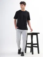 Cotton Blend Regular Fit Track Pants for Men 