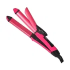 2in1 Hair Straightener and Curler, Pink 