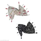 Chiffon Scarves for Women, White, Pack of 2