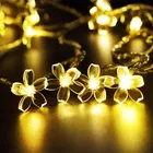 20 LEDs 2 m Yellow Blossoms Fairy Light 