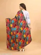 Chinon Printed Dupatta for Women 