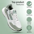 Sports Shoes for Men, Olive & White 