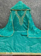 Chanderi Cotton Punjabi/All Over Suits Semi-Stitched Suits 