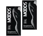 Moods Graphene 10 Pcs Condoms with 3 Pcs Free Lube Sachets 