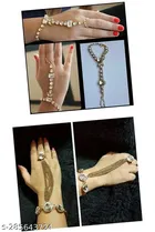 Alloy Bracelets for Women & Girls, White