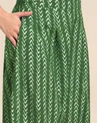Cotton Printed Women's Kurta with Pant Set 