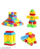 Plastic 60 Pcs Block Toys Set for Kids 