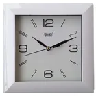 Plastic Ajanta Wall Clock (White, 22 cm)