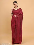 Banarasi Silk Zari Woven Saree for Women 