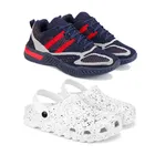 Combo of Sports Shoes and Clogs for Men 