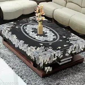 Waterpoof Plastic Center Table Cover for 4 Seater (40 x 60-inch) (Pack Of 1)