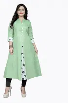 सुखविलास फैशन विमेंस प्रिंटेड रूबी कॉटन कुर्ता 