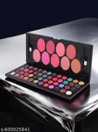 48 Colors Miss Eye Shadow EyeShadow Palette with 9 Beauty Blushers Gold Palette 70 g 
