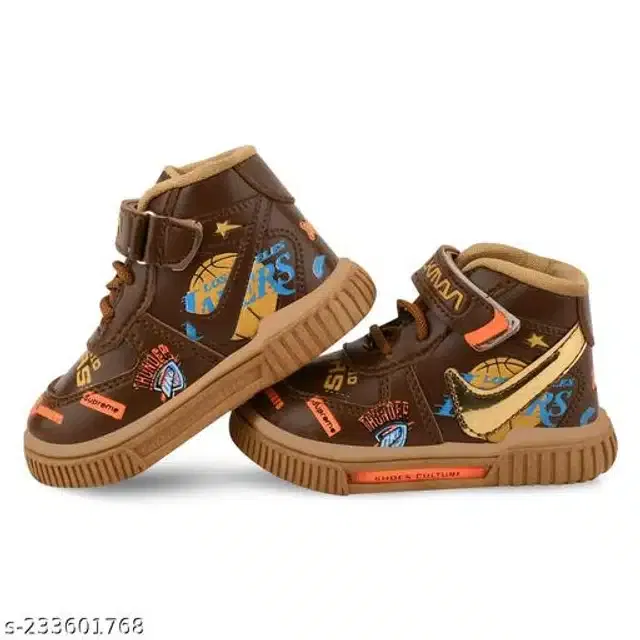 Casual Shoes for Boys (Brown, 2-2.5 Years)