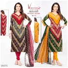 Synthetic Unstitched Dress Material for Women & Girls 