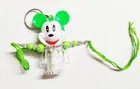 Plastic Micky Mouse Laser Light Rakhi for Kids 