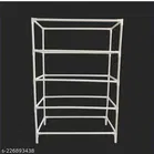 4 Layer Plastic Collapsible Shoe Rack 