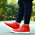 Casual Shoes for Men (Red, 6)