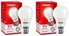 EVEREADY 9 W Standard B22 LED Bulb (White, Pack of 2)