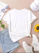 Polyester Top for Women, White 