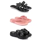 Combo of Flats with Slippers for Women 