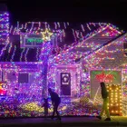 LED String Light, Multicolor pixel with Black Wire, 29 m