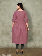 Floral Embroidered Maternity Kurti Set 