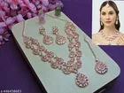 2 Layer Kundan Partywear Necklace Set for Women 