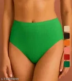 Nylon Briefs for Women, Multicolour, Pack of 6 