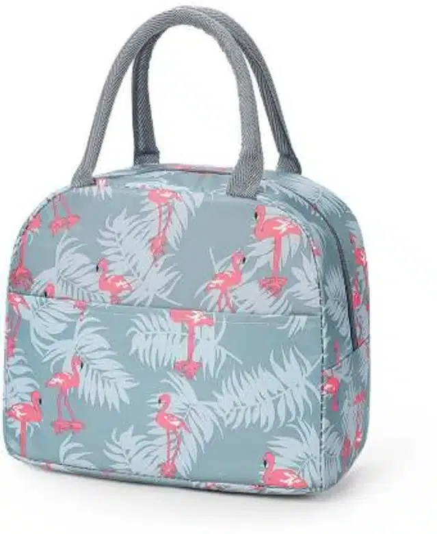 Polyester Printed Lunch Bags (Multicolor)